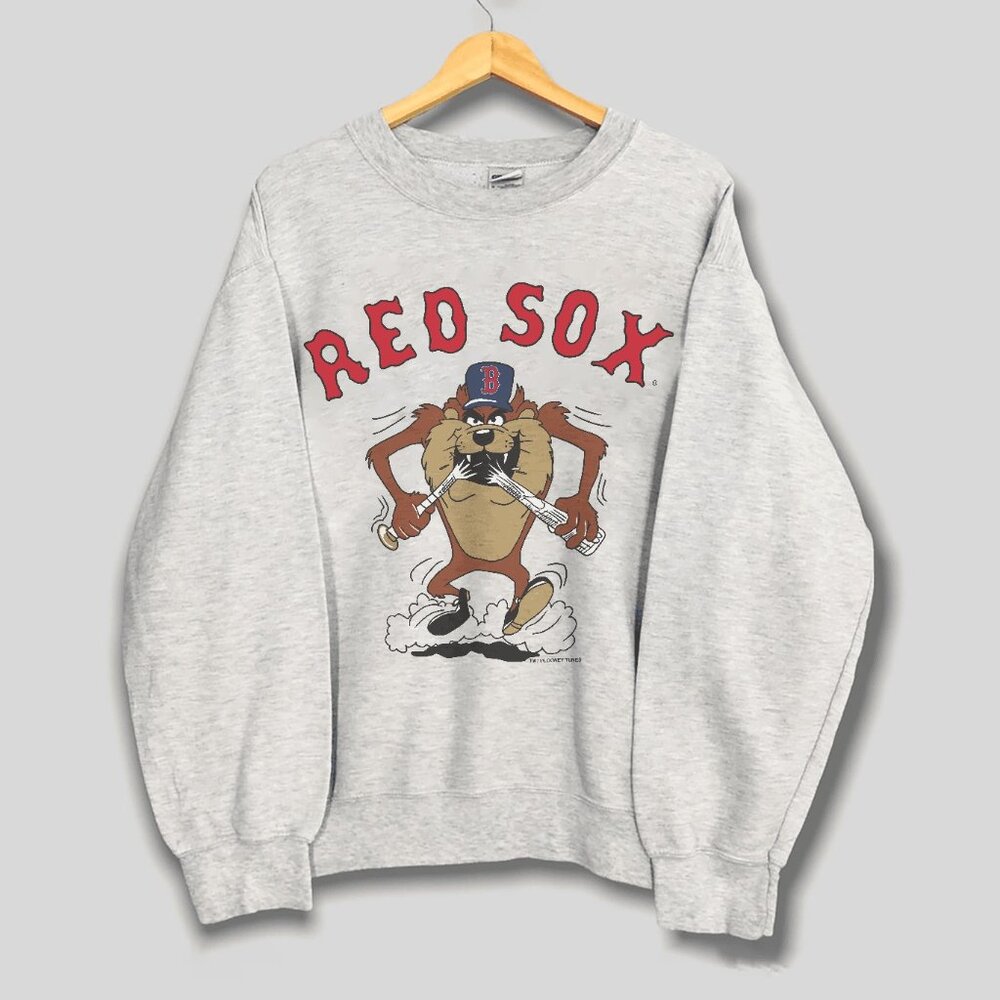 Boston Red Sox Looney Tunes Sweatshirt, Retro Boston Red Sox Baseball Shirt Tee